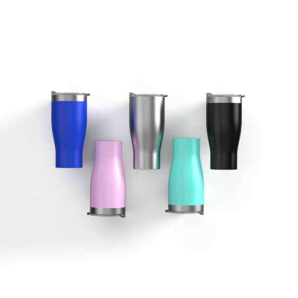Double Wall Vacuum Insulated Stainless Steel Wine Coffee Tumbler (013) - Image 7