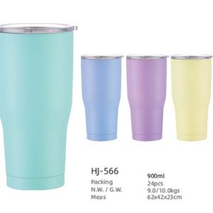 900ml SS Double Wall Vacuum Tumbler (HJ-566)