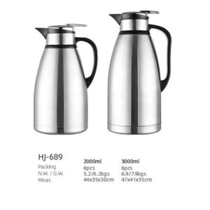 2000ml/3000ml SS Double Wall Vacuum Coffee Pot(HJ-689)