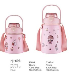 750ml/1100ml SS Double Wall Vacuum Bottle(HJ-698)
