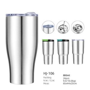 800ML SS Double Wall Vacuum Tumbler（HJ-106）