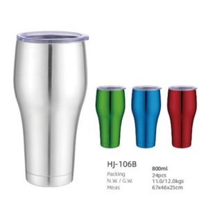 800ML SS Double Wall Vacuum Tumbler（HJ-106B）