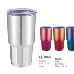 800ML SS Double Wall Vacuum Tumbler（HJ-106G）
