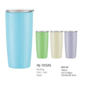 650ML SS Double Wall Vacuum Tumbler（HJ-105AS）