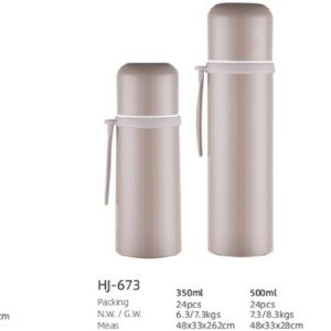350ml/500ml SS Double Wall Vacuum Travel Bottle(HJ-673)