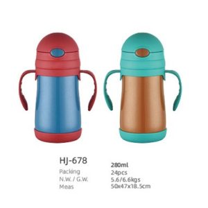 280ml SS Double Wall Vacuum Child and Kid Bottle(HJ-678)