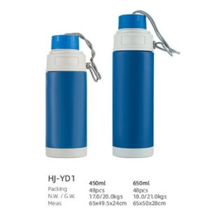 450/600ML SS Double Wall Vacum  Sport Water Bottle（HJ-YD1）