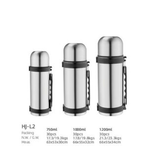 750/1000/1200ML Stainless Steel Double Wall Vacuum Travel Bottle（HJ-L2）