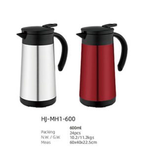 600ML Stainless Steel Double Wall Vacuum Coffee Pot（HJ-MH1-600）