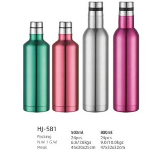 500ml/800ml SS Double Wall Vacuum Bottle(HJ-581)