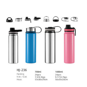 700ml/100ml SS double wall vacuum bottle（HJ-236)