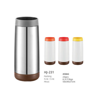 450ml SS double wall vacuum bottle（HJ-231）