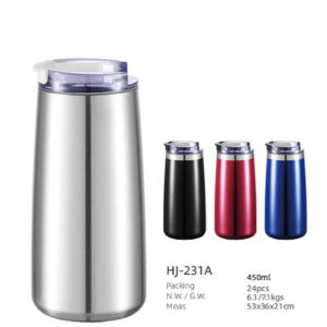 450ml SS double wall vacuum bottle（HJ-231A）