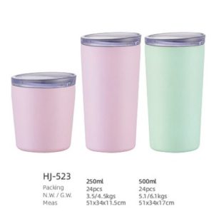 250ml/500ml SS Double Wall Vacuum Tumbler(HJ-523)