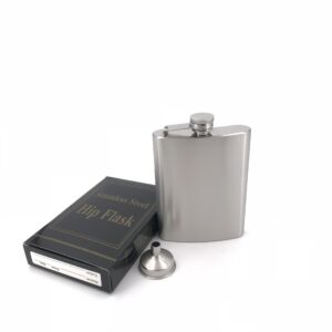 8oz Stainless steel 304 Hip Flask with Funnel