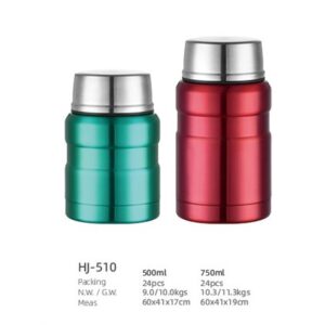 500ml/750ml SS Double Wall Vacuum Food Jar(HJ-510)