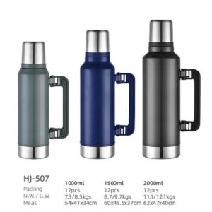 1000ml/1500ml/2000ml SS Double Wall Vacuum Travel Bottle(HJ-507)