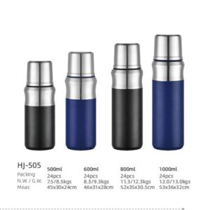 500ml/600ml/800ml/1000ml SS Double Wall Vacuum Water Bottle(HJ-505)