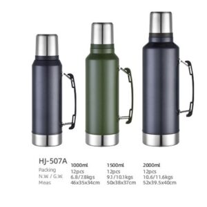 1000ml/1500ml/2000ml SS Double Wall Vacuum Travel Jug(HJ-507A)