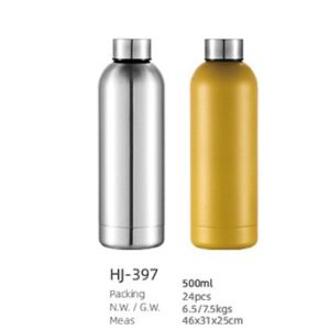 500ml/750ml/950ml SS Double Wall Vacuum Water Bottle(HJ-397)