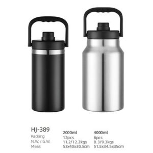 2000ml/4000ml SS Double Wall Vacuum Travel Bottle(HJ-389)