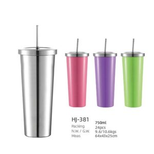 750ml SS Double Wall Vacuum Tumbler(HJ-381)