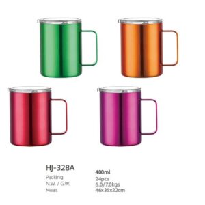 400ml SS Double Wall Vacuum Mug(HJ-328A)