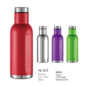600ml SS Double Wall Vacuum Water Bottle(HJ-325)