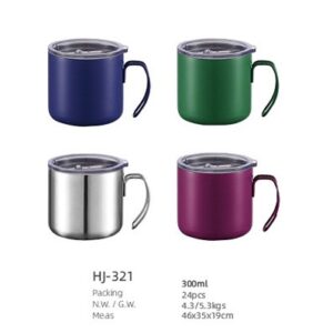 300ml SS Double Wall Vacuum Mug(HJ-321)