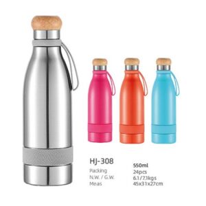 550ml SS Double Wall Vacuum Water Bottle(HJ-308)
