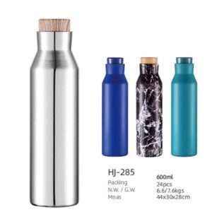 600ml SS Double Wall Vacuum Water Bottle(HJ-285)
