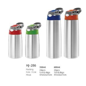 350ml/600ml SS Double Wall Vacuum Water Bottle(HJ-286)