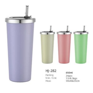 650ml SS Double Wall Vacuum Tumbler(HJ-282)