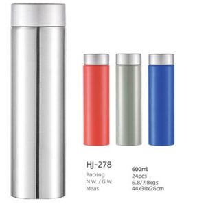 600ml SS Double Wall Vacuum Water Bottle(HJ-278)