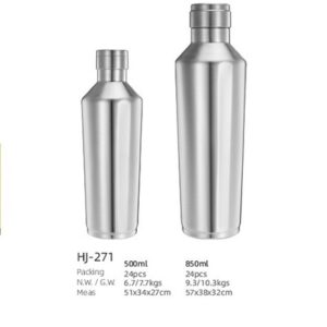 500ml/850ml SS Double Wall Vacuum Water Bottle(HJ-271)