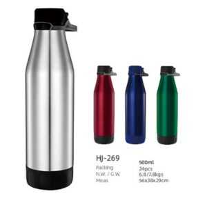 500ml SS Double Wall Vacuum Water Bottle(HJ-269)