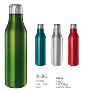 500ml SS Double Wall Vacuum Water Bottle(HJ-263)