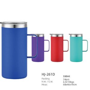 550ml SS Double Wall Vacuum Mug(HJ-261D)