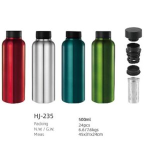 500ml SS Double Wall Vacuum Water Bottle(HJ-235)