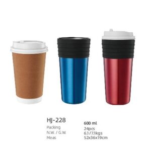 600ml SS Double Wall Vacuum Tumbler(HJ-228)