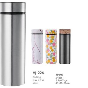 400ml SS Double Wall Vacuum Water Bottle(HJ-226)
