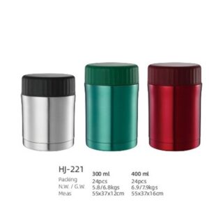 300ml/400ml SS Double Wall Vacuum Food Jar(HJ-221)
