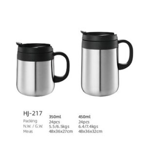 350ml/450ml SS Double Wall Vacuum Mug(HJ-217)