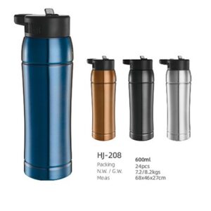 600ml SS Double Wall Vacuum Water Bottle(HJ-208)