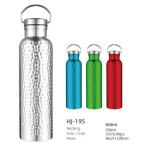 650ml SS Double Wall Vacuum Water Bottle(HJ-195)