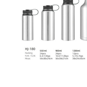 550ml/900ml/1200ml SS Double Wall Vacuum Water Bottle(HJ-180)