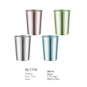 300ml SS Double Wall Vacuum Tumbler(HJ-177A)