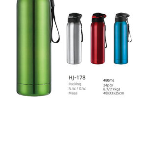 480ml SS Double Wall Vacuum Water Bottle(HJ-178)