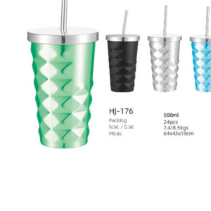 500ml SS Double Wall Vacuum Tumbler(HJ-176)