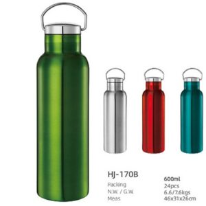 600ml SS Double Wall Vacuum Water Bottle(HJ-170B)